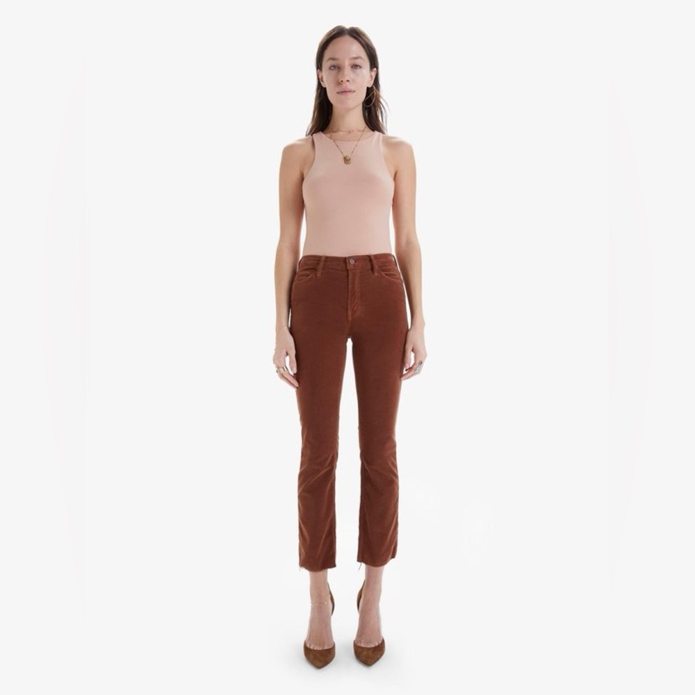 NWOT ~ Auth MOTHER Ankle Fray Corduroy